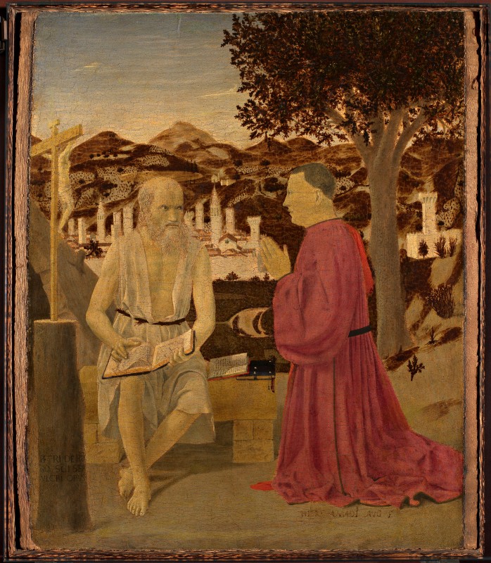 San Girolamo e un devoto