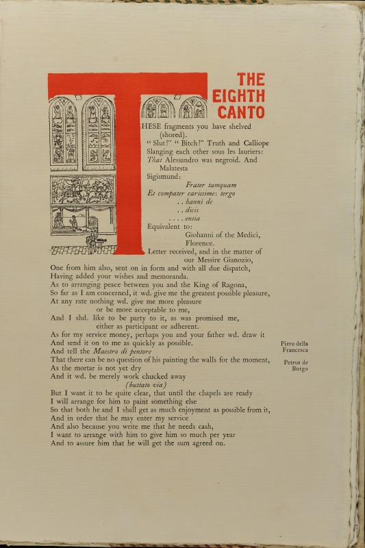 The eighth cantos