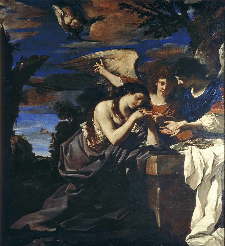 Santa Maria Maddalena penitente (La Maddalena con due angeli)