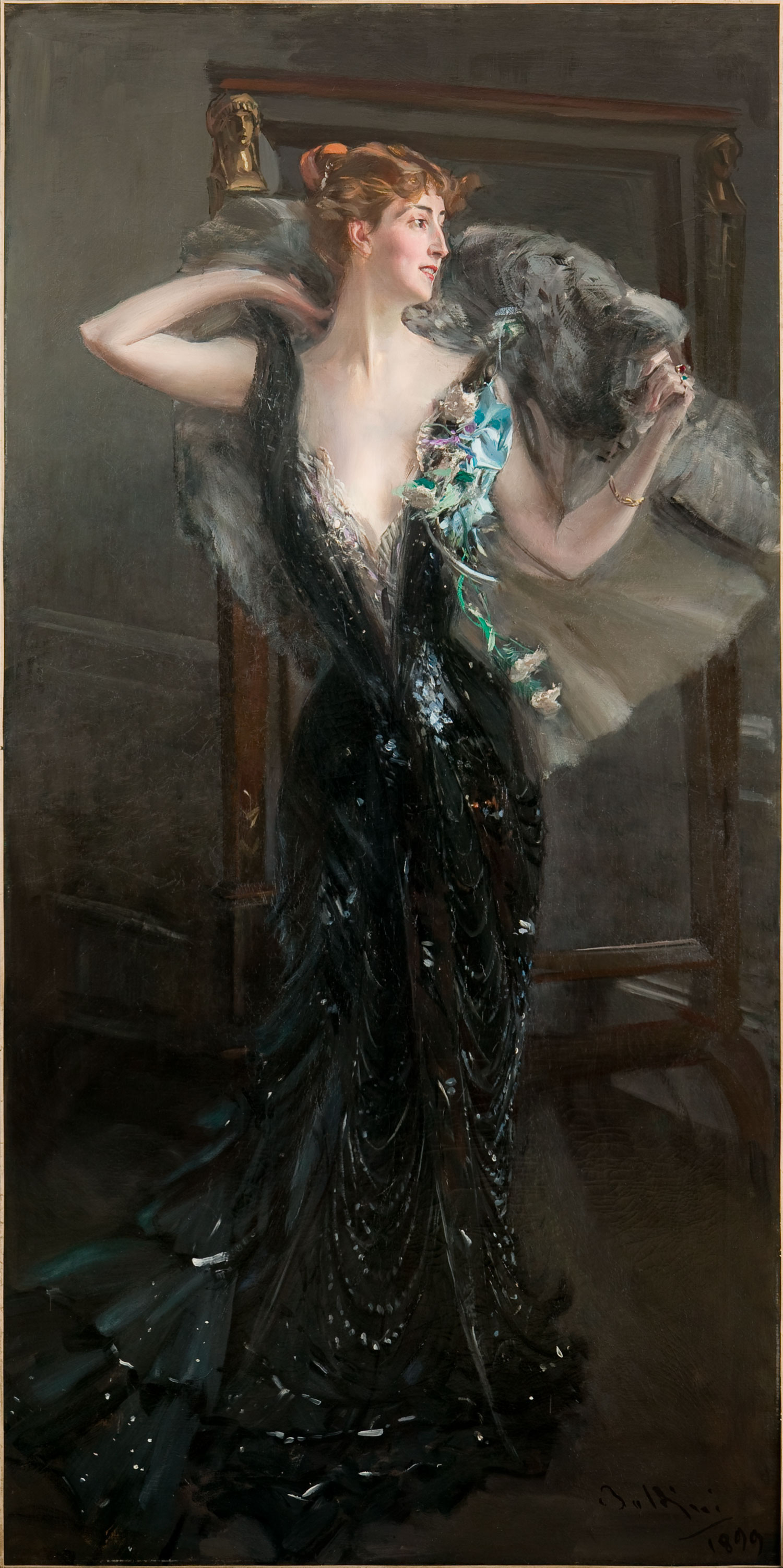Ritratto della Signora Speranza - 1899, olio su tela. Collezione privata - Courtesy Enrico Gallerie d'Arte - Giovanni Boldini